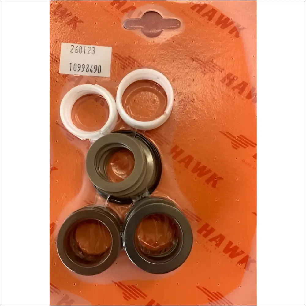 Kit complet garnituri etanșare piston hawk nmt în cutie portocalie pentru pompe presiune temperatură înaltă la spălătorii auto self-service