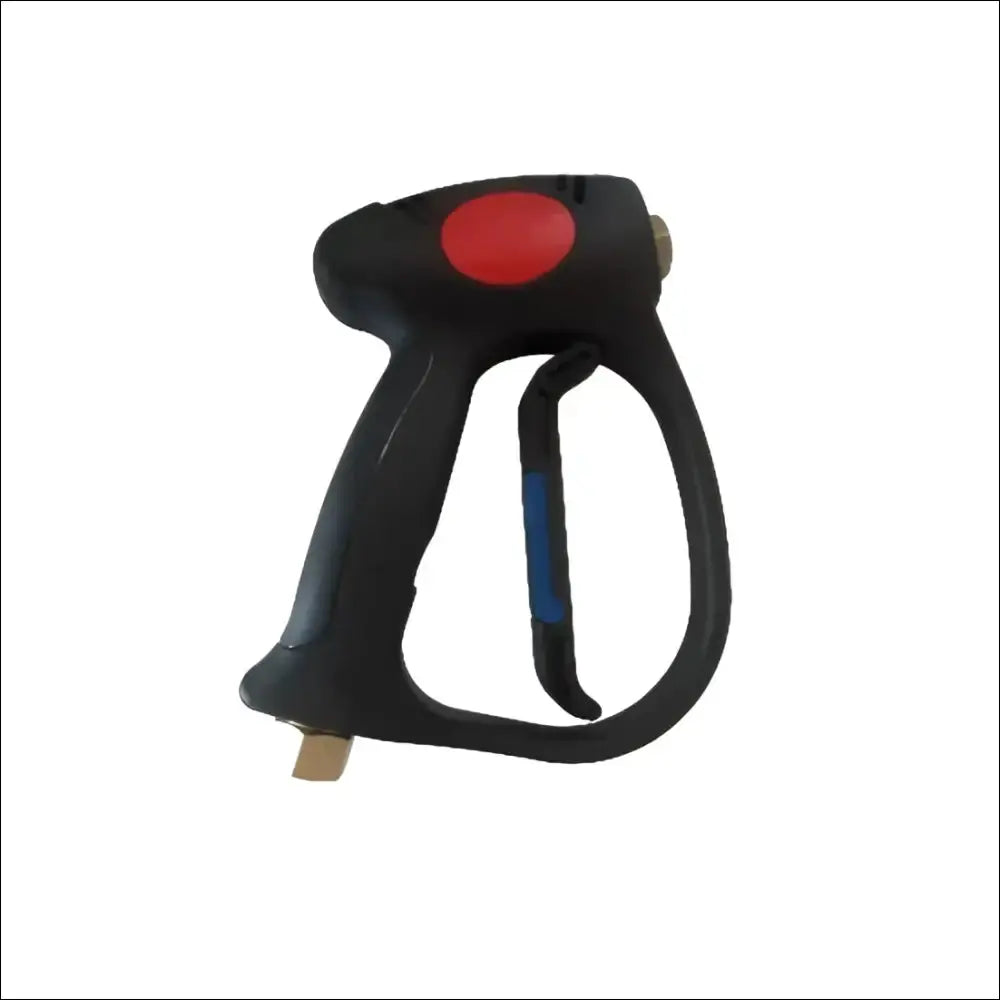 Pistol de spalat cu presiune perdant mv925 cu duza neagra din plastic, declansator rosu si accent albastru pentru control picurare self service