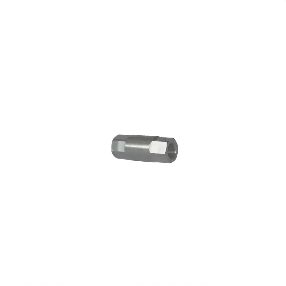 Supapă de sens inox cv5 gri metalic cu filet și secțiune hexagonală pentru sisteme hidraulice și spălătorii auto