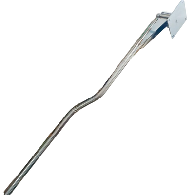 Braț spălătorie self service tip z rotativ din inox cu finisaj chrome și antenă metalică curbă pentru car wash